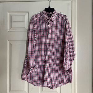 Vineyard Vines Men's L Plaid Slim Fit Button-Down Shirt Multicolor